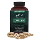 California Basics Fiber Supplements for Men (500 Count) - Daily Dietary Chia Flaxseed Psyllium Husk Vegan Capsules - High Fiber Supplement Pills Zero for Him Extra Strength Pills