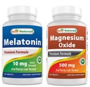 Melatonin 10mg & Magnesium Oxide 500 mg