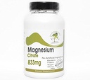 Magnesium Citrate 833mg ~ 100 Capsules - No Additives ~ Naturetition Supplements
