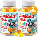DR. Formand MORITZ Omega 3 Kids Gummies (180 Count), Vegan Omega3 Gummies for Kids with No Fish Oil, Vitaminer for Brain & Heart Health, Gluten- Free Omega 3 6 9