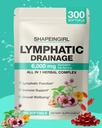 Lymphatic Drainage Supplement Softgels with Dandelion, Burdock & Echinacea, Supports Fluid Balance, Immune Health & Daily Wellness, Herbal Supplement, Easy-to-Swallow, 300 Softgels