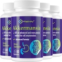 300 Billion AFU Akkermansia Probiotic for Women & Men, Akkermansia Muciniphila for More Akkermansia Production, Digestive, Gut & Immune, Gut Digestive Lining Function, 240 Count