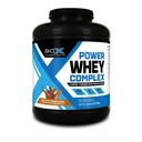 BioX Power Whey Complex | High Protein 100% Pure Whey Protein Powder | 25g Protein with Whey Concentrate, Whey Isolate, Hydrolyzed Whey | 52 Servings, 4LB (Chocolate Peanut Butter Swirl)