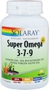 Solaray Super Omega 3-7-9 med D-3-vitamin & Salmon Oil, 120 Softgels
