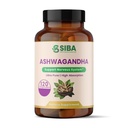 SIBA Ashwagandha Root Extract 1000 mg per Serving | 120 Capsules | Adaptogen Supplement for Daily Calm, Mood & Energy Support | Vegan