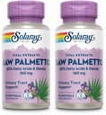 SOLARAY Saw Palmetto Extract - Prostate Health and Urinary Tract Support - 136 mg Fatty Acids and Sterols - Lab Verified (60 Servings, 60 Softgels) (Pack of 2)