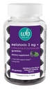 Wellness Basics Melatonin Gummy for Restful Sleep | 3mg per Serving | Natural Sleep Support | BlackBerry Mint Flavor | L-Theanine & Botanicals | 50 Count
