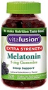 Vitafusion Extra Strength Melatonin 5mg, 120 Gummies (Pack of 4)