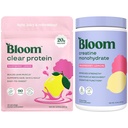 Bloom Raspberry Lemonade Clear Protein and Raspberry Lemon Creatine Bundle