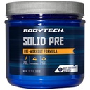 BODYTECH Solid PRE - Essential Pre-Workout Formula Powder - White Sour Gummy (19.75 Oz. / 40 Servings)