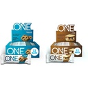 ONE Protein Bars, Chocolate Chip Cookie Dough, Gluten Free Protein Bars with 20g Protein & Protein Bars, Smores, Gluten Free Protein Bars with 20g Protein and only 1g Sugar