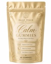 Daily Calm Gummies for Women, Daily Balance Gummies with Ashwagandha, L-Theanine, GABA, Lemon Balm & Chamomile, Berry Flavor, 60 Count