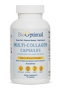 BioOptimal Multi-Collagen Supplement Capsules, Types I, II, III, V, & X Collagen, 90 Capsules