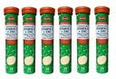 Vitamin C 1000mg + Zinc 100 Effervescent Tablets Orange (Pack of 6 Total 120 Tablets)