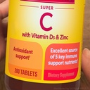 Nature_Mades Super-C with Vitamin D3 and Zinc, 900 mg Vitamin C, 200 Count
