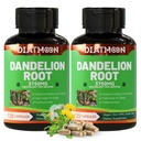 2Pack Dandelion Root Supplement 3750mg, 100% Vegetarian, Non-GMO, Gluten Free, 240 Capsules, 8 Month Supply
