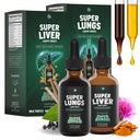 SuperBonsai Liver & Lung Support Bundle - Milk Thistle, Dandelion & Turmeric Drops + Mullein, Elderberry & Reishi Drops - Liquid Herbal Tincture, Vegan, Non-GMO - 30 Servings Each