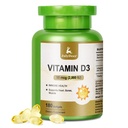 JulyDeer Vitamin D3 2000 IU (50 mcg) 180 Softgels | Supports Immune Health, Calcium Absorption & Bone Strength | Essential for Healthy Bones, No-Gluten, 1 Serving Per Day for Daily Health