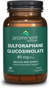 Fremtrædende Nutrition Sulforaphane Glucosinolate Supplement, Cellular Antioxidant Support, Sulforaphane Supplement 45 mg, 30 dages forsyning - 1 pakning