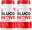 (2 Pack) Gluco Revive - Gluco Revive, Gluco Revive Pills, GlucoRevive Support, GlucoRevive Capsules, Gluco Revived All Natural Premium Formel, Gluco Revive Pills Anmeldelser, 60 Kapsler til 2 Måneder
