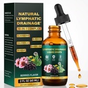 Lymphatic Drainage Drops, 10-in-1 Lymphatic Drainage Supplement, Supports Overall Wellness, Herbal Blend with Echinacea & Elderberry