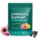 Lymphatic Drainage Supplements, Lymph System Support Supplement for Women & Men, Natural Herbal Blends with Echinacea, Dandelion, Burdock Root for Lymph System - 240 Softgels