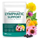 Lymphatic Drainage Supplement, with Echinacea, Dandelion and Burdock, Promotes Healthy Circulation & Fluid Balance, Lymph System Support Supplement for Women & Men - 60 Softgels