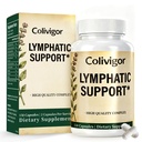Lymphatic Support Herbal Supplements, 150 Capsules, Lypmh System and Immune Support, with 500mg Echinacea, Dandelion, Non-GMO, 75-Day Supply