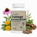 Lymphatic Drainage Capsules with Echinacea, Dandelion, and Burdock, Natural Herbal Supplement for Immune Health and Fluid Balance, 60 Capsules
