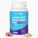 Lymphatic Drainage Capsules Supplement-Lymphatic System Support with Echinacea Elderberry Dandelion Burdock Root Organic for Women & Men 90 Capsules