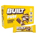 BUILT Puff Protein Bars, S'mores Chunk, 15g Protein - 12 Count | Protein Snack Bar with Collagen, Calorie Conscious, Gluten Free
