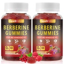 Berberine Gummies 2000 mg, Berberine Supplement with Ceylon Cinnamon, Turmeric, Milk Thistle, Magnesium, Chromium for Immune Support, Sugar Free, Vegan, Raspberry Flavor, 120 Count-2 Pack