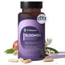 O'blossom Blooming Energy Nuro Gum Energy and Focus - Sharp Focus, No Explode Boost with Zynamite, Quercetin, L'theanine Supplement -Enhance Performance & Mental Clarity | 30 Capsules