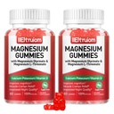 Liposomal Magnesium Complex 190mg for Kids Per Serving, Magnesium Glycinate with L-Threonate, Vitamin D3, CoQ10, L-Threonate Gummies for Rest Support, Sugar/Gluten Free, 120 Count