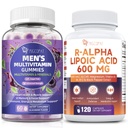 Migcopat Men's Multivitamin Gummies + R-Alpha Lipoic Acid 600mg