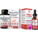Migcopat Methylated Multivitamin Plus + 28-in-1 Kidney & Liver Cleanse Drops, 60ml