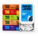 MOJO Energy 50mg Caffeine Pouches, Variety Pack, 15 Pouches, 6-Pack | Flavors: Peach Watermelon, Blue Raspberry, Mint, Tropical Punch, Sour Apple and Cinnamon Churro