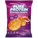 Pure Protein Popped Crisps, Sweet Chili, High Protein Snack, 12G Protein, 1.27oz., 12 Count