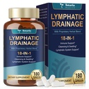 Totaria Lymph MD- Lymphatic Drainage Supplements with Echinacea, Dandelion, Burdock, Bromelain, Vitamin C, Zinc, Selenium, Proprietary Herbal Blend, 180 Counts