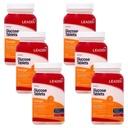 Leader Glucose Tablets, Energy and Blood Sugar Support, Orange Flavor, 50 Chewable Tablets - 6 Pack