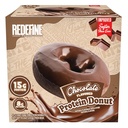 Redefine Foods Chocolate Protein Donut - 8 Count - Chocolate Flavor - 15g of Protein Per Serving - No Artificial Ingredients