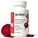 Beetroot Capsules, Beetroot Circulation | 3 in 1 Formula with Beetroot, Grape Seed & Calcium | Healthy Circulation & Vitality | Non-GMO, Vegan - 90 Counts (1 Bottle)