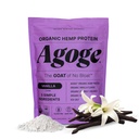 Agoge - USDA Organic Hemp Protein Powder, The Goat of No Bloat, Vanilla Flavor, NSF Certified for Sport, Essential Amino Acids, Plant-Based, Gluten Free, for Women & Men (20 Servings) (Vanilla)