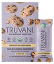 Truvani Plant Based Snack Bars | Chocolate Chip Cookie Dough 12 Pack | 5g Protein | USDA Organic and Vegan | The Only Bar | Dairy, Soy, and Gluten Free | Individually Wrapped
