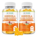 Rhodiola Rosea Gummies for Adults & Kids-Adaptogenic Herb-Daily Wellness, Emotions, Slumber Support, with Ashwagandha, Magnesium Glycinate, Siberian Eleuthero Supplements for Women & Men, 120 Count