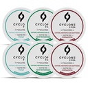 Caffeine Pouches 50mg Bundle | Cinnamon, Mint & Wintergreen 2-Pack Each | Clean Energy Without Side Effects | Nicotine-Free Pouches for Work, Training & Long Days