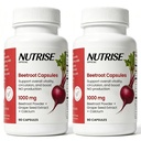 Beetroot Capsules, Beetroot Circulation | 3 in 1 Formula with Beetroot, Grape Seed & Calcium | Healthy Circulation & Vitality | Non-GMO, Vegan - 90 Counts (2 Bottle)