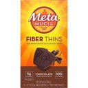 Meta Mucil Fiber Thins Chocolate - 24 ct, Pack of 3