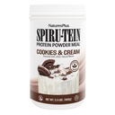 NaturesPlus SPIRU-TEIN, Cookies & Cream - 2.3 lbs - Plant-Based Protein Shake - Non-GMO, Vegetarian, Gluten Free - 30 Servings