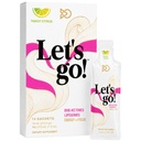 LET GO BHB Ketone Gel, Exogenous Ketones Liquid Supplement for Energy & Focus, Liposomal Delivery with Keto Electrolytes, Caffeine-Free, Sugar-Free, On-the-Go (Tangy Citrus, 14 Sachets)
